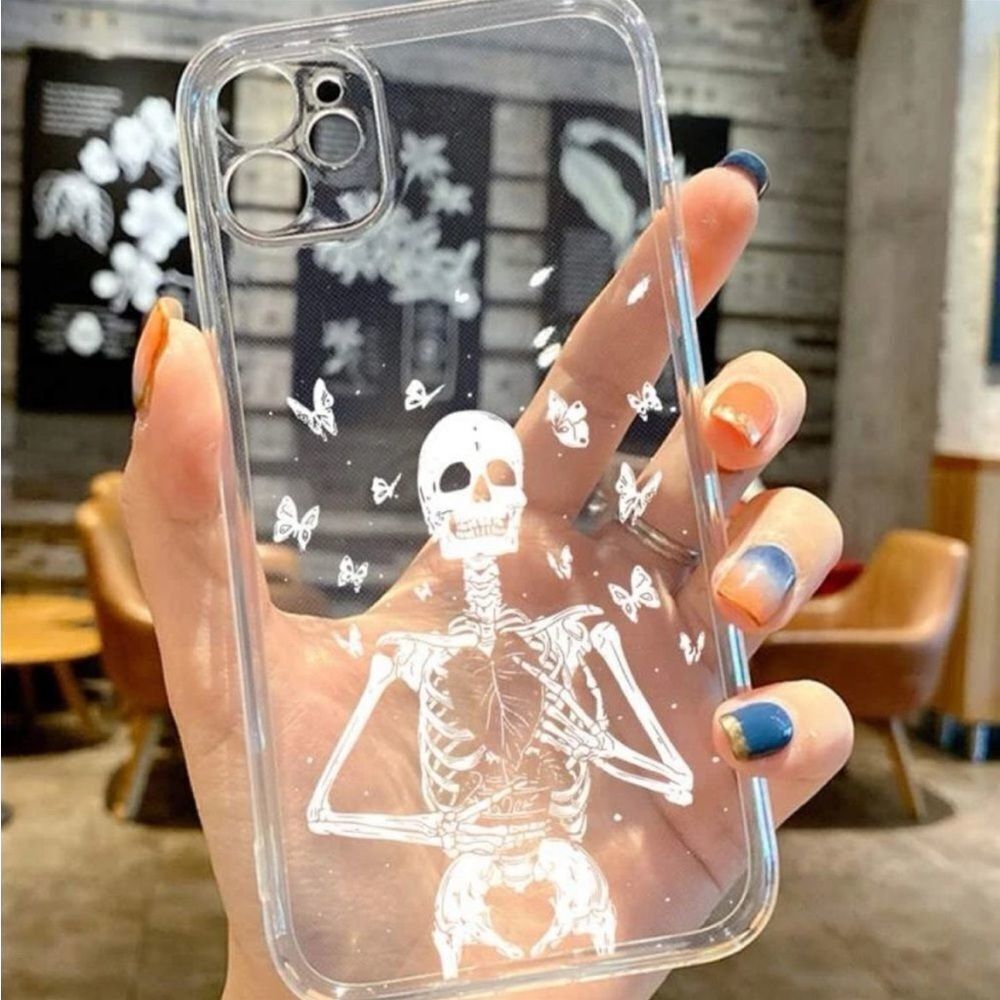 IPHONE 13 Clear Skeleton Phone Case